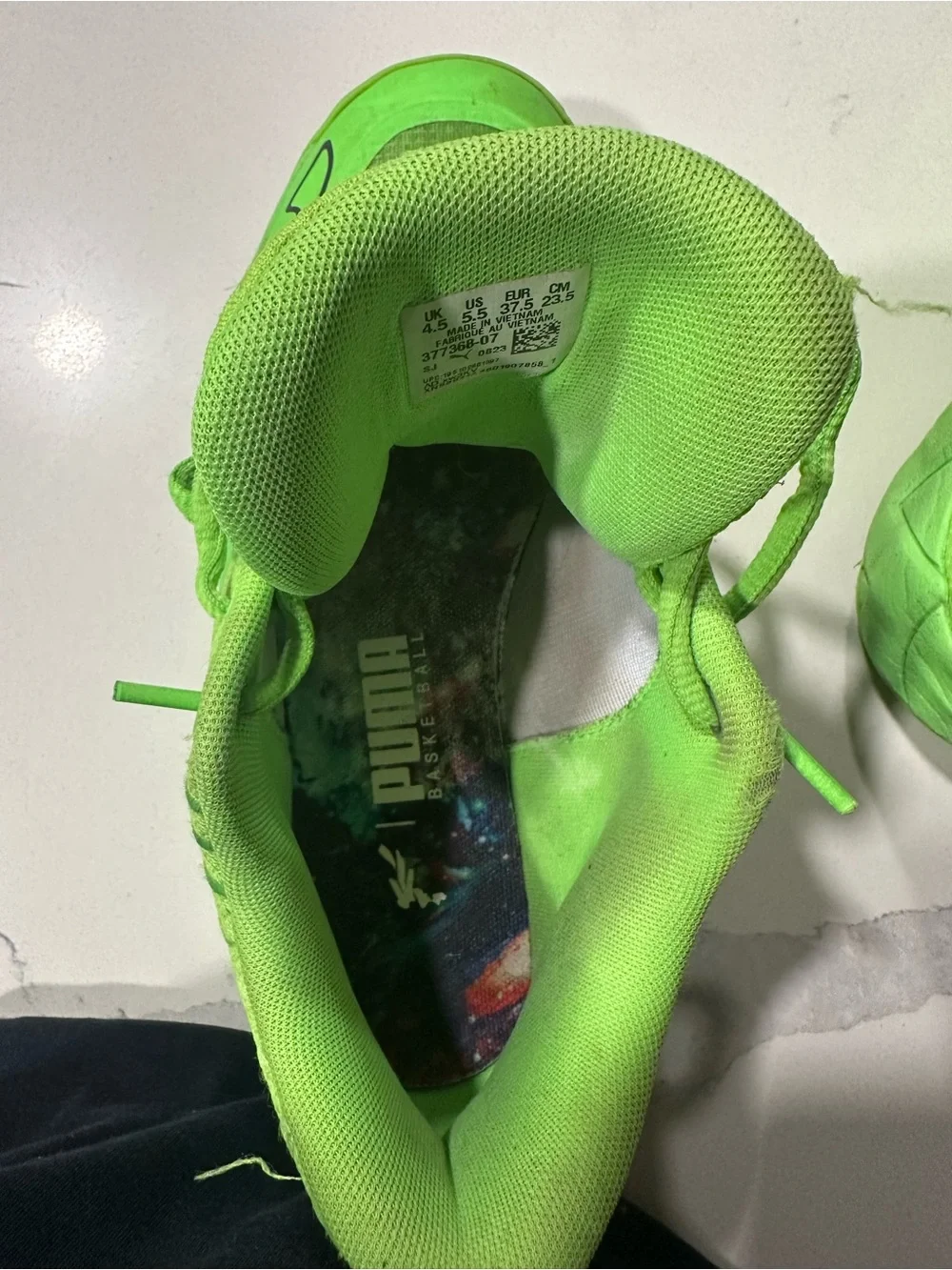 Puma Kids' Neon Green Athletic Sneakers